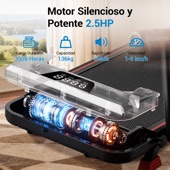 Motor silencioso de 2,5 HP, 3500 horas de vida útil